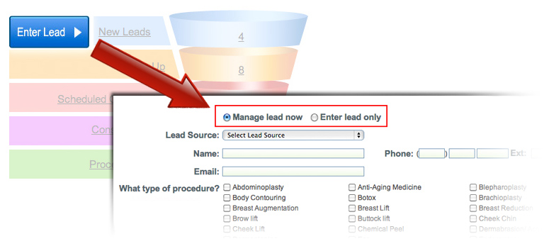 Enter Lead Manually copy