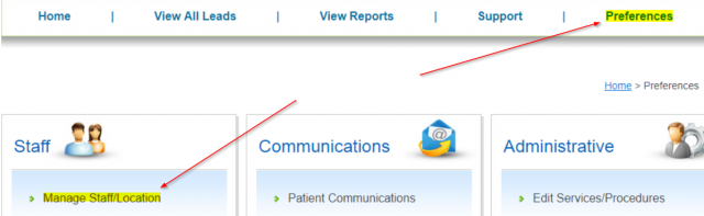 Preferences - User Management